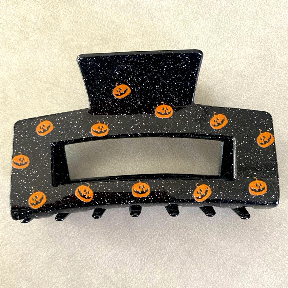 NEW Halloween Pumpkin Claw Clip